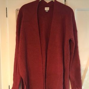 A New Day rust color Sweater Cardigan